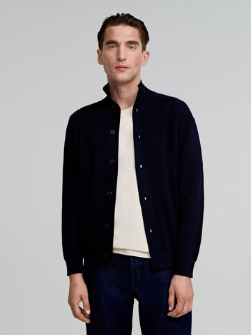 Scalpers Knit Cardigan 'Backer' in Blue