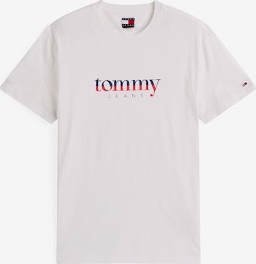 T-Shirt Tommy Jeans en beige : devant