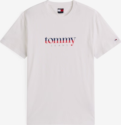 Marškinėliai iš Tommy Jeans, spalva – nebalintos drobės spalva / tamsiai mėlyna / raudona, Prekių apžvalga