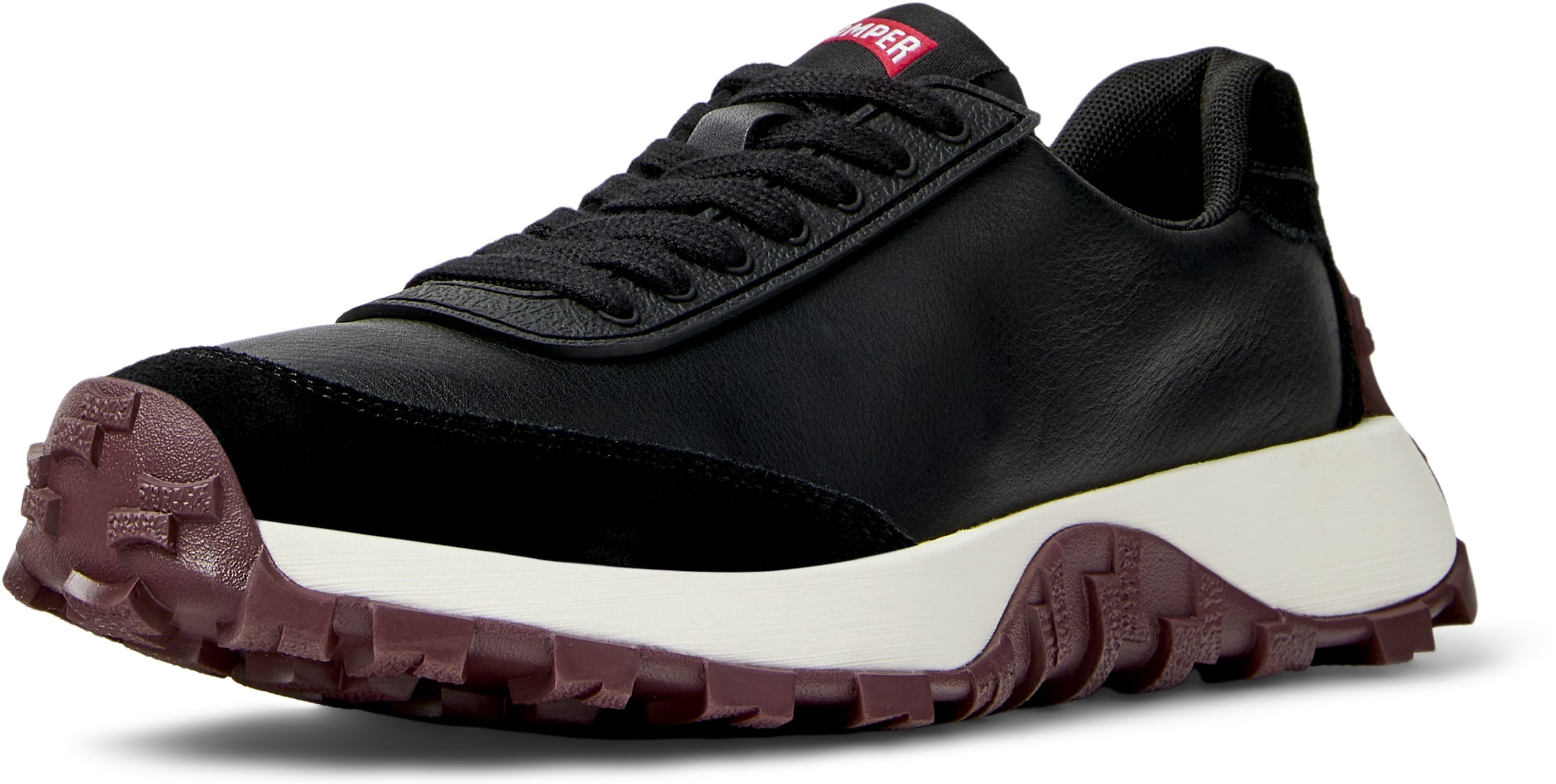 Baskets basses 'Drift Trail' CAMPER en noir : devant