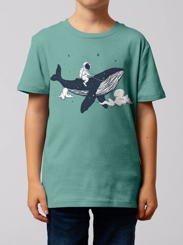 T-Shirt 'Spacewhale' watabout.kids en vert