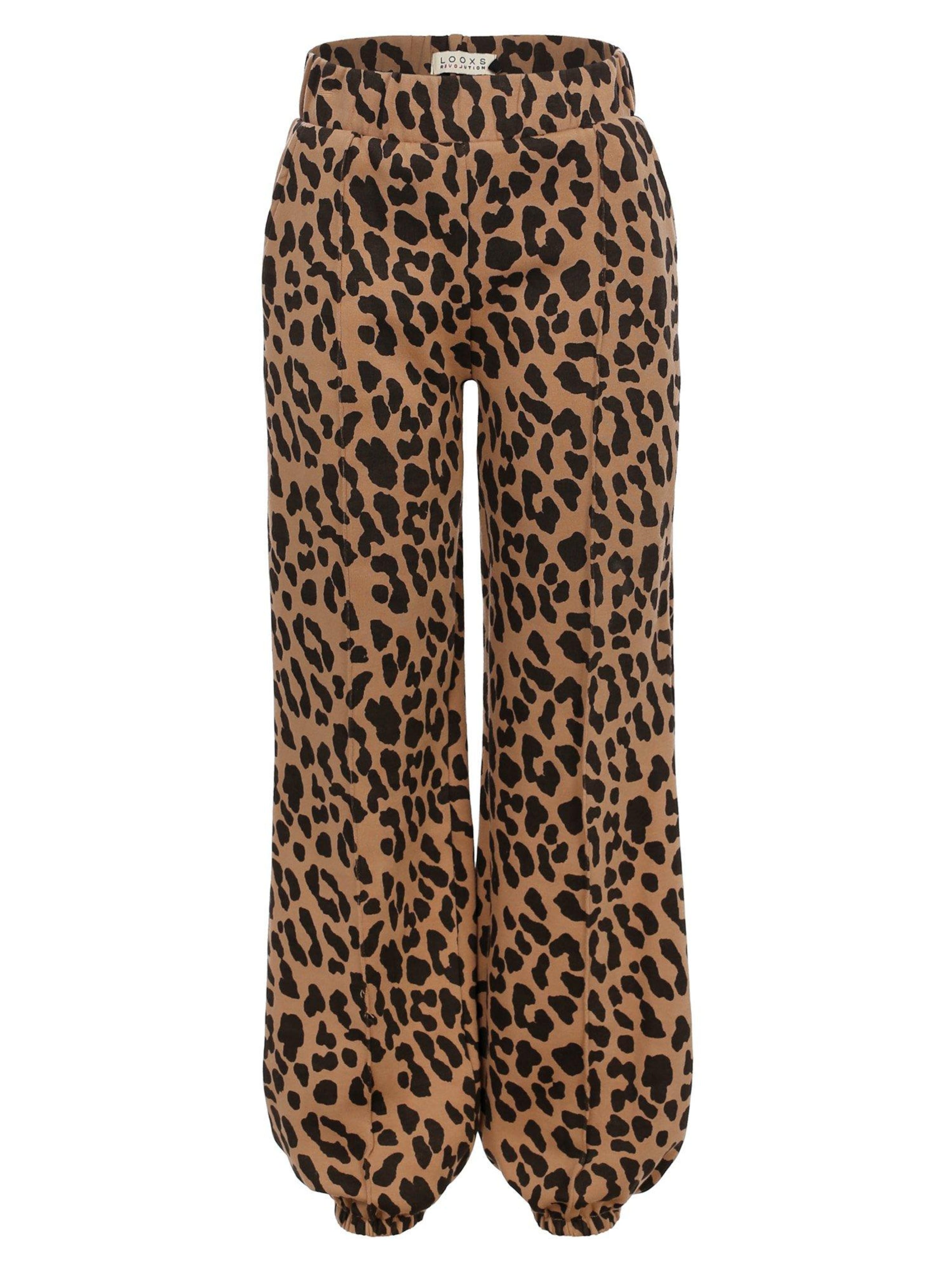 Looxs Revolution Baggy Broek in Beige: voorkant