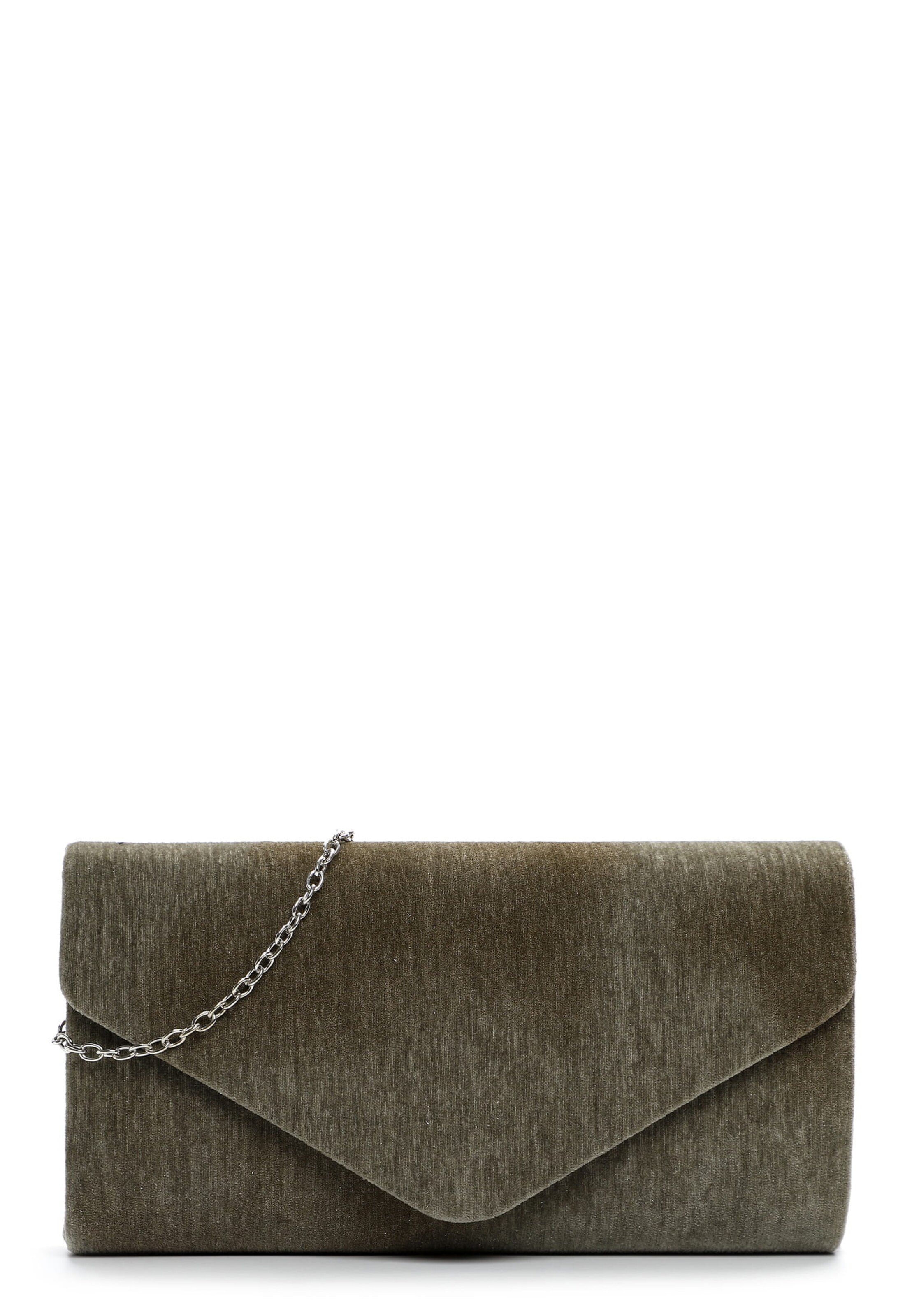 Tamaris Clutch 'Amalia Pillow' in Groen: voorkant