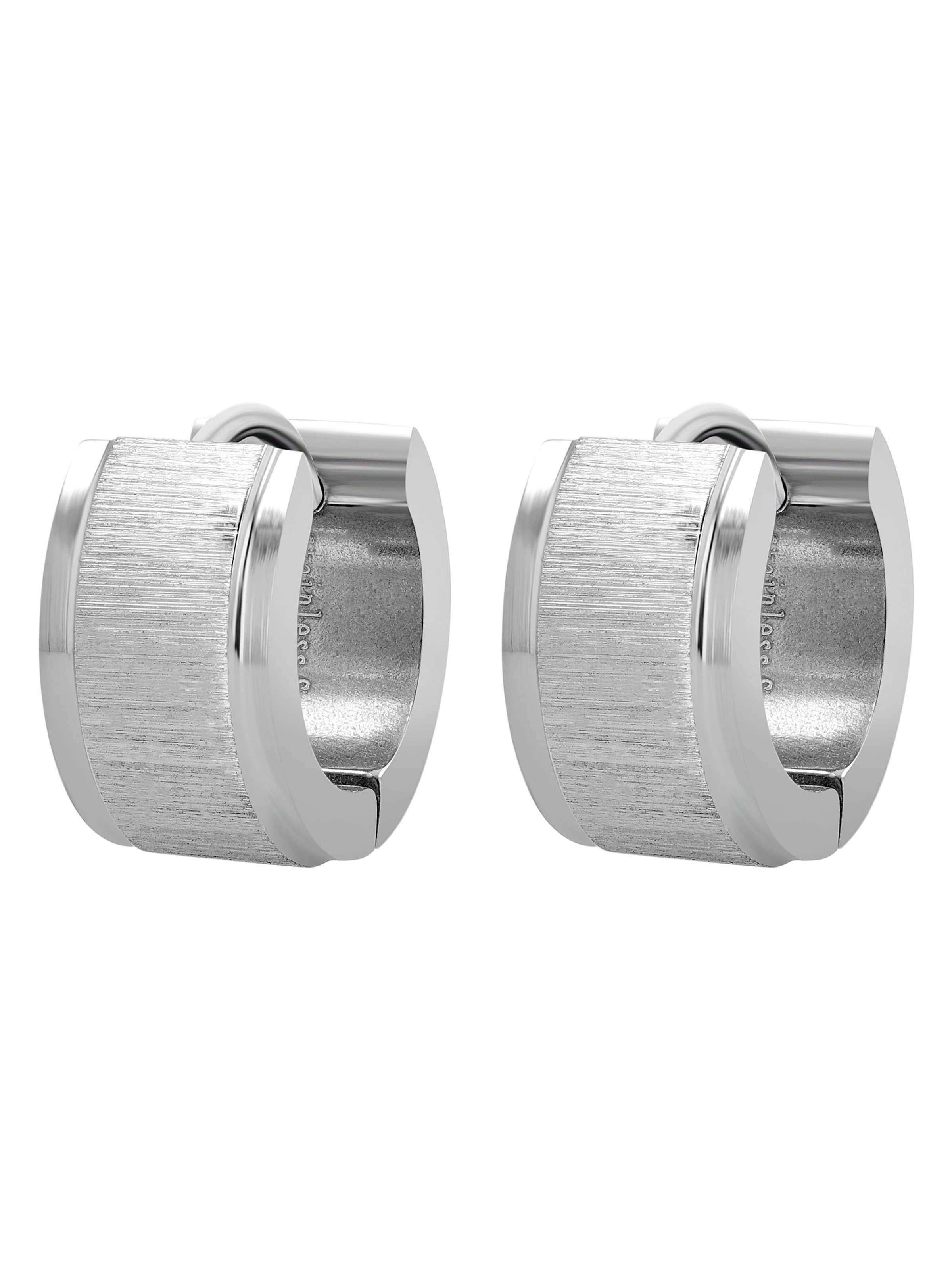 Akzent Earrings 'Mattheo, langlebig' in Silver