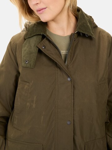 CAMEL ACTIVE Fieldjacket mit Cordkragen in Grün