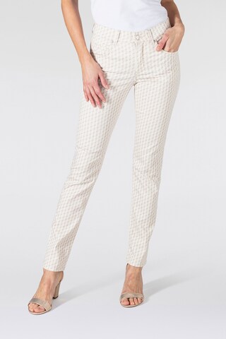 Angels Slim fit Pants in White: front