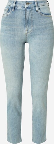 Coupe slim Jean River Island en bleu : devant