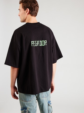 T-Shirt 'Bleek' Pegador en noir