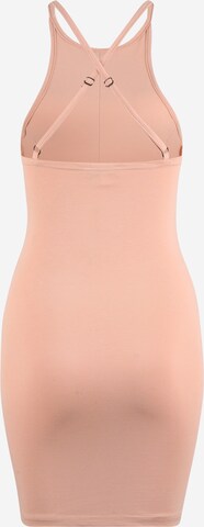 Public Desire - Vestido 'SEAM DE' em laranja