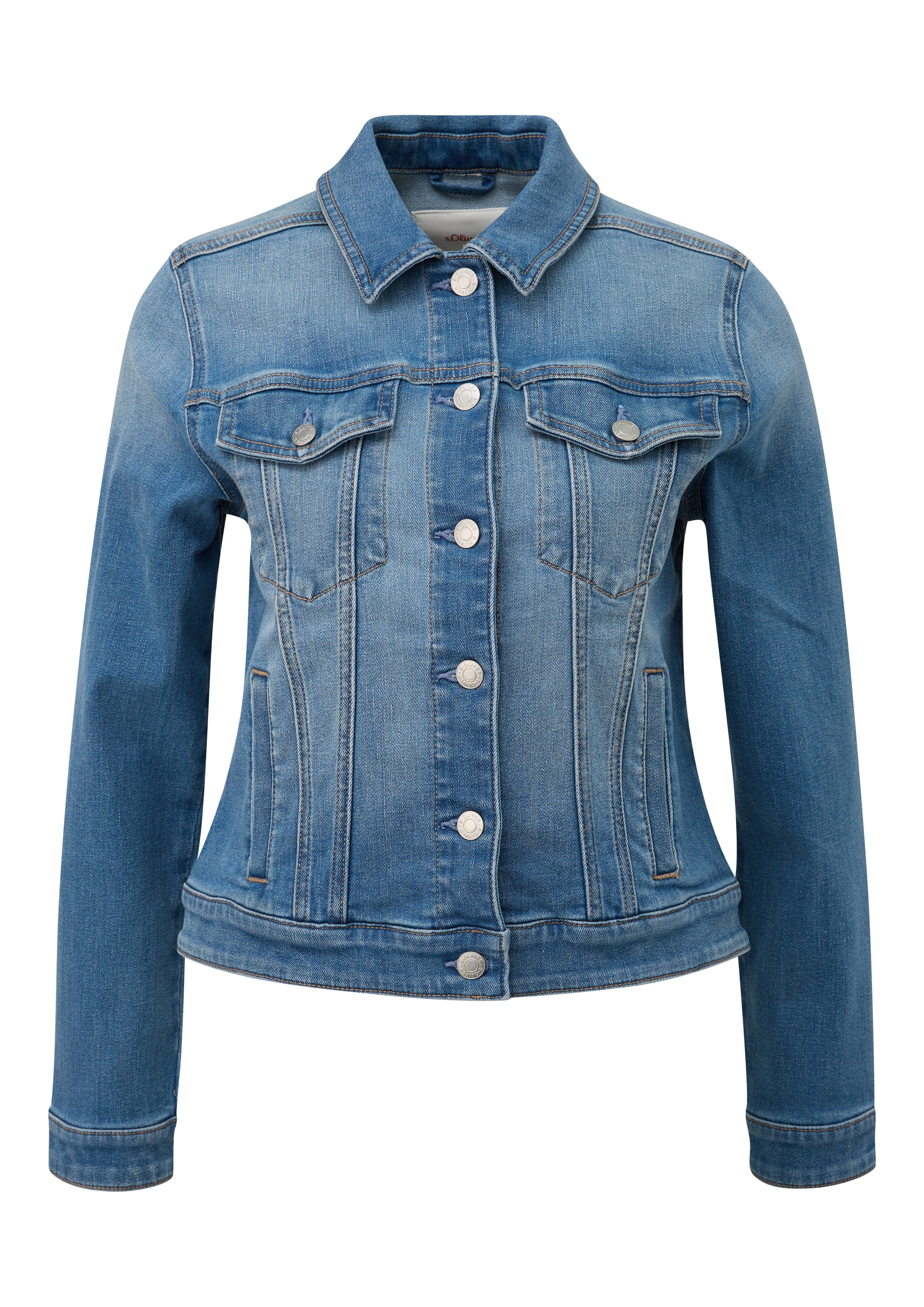 s.Oliver Přechodná bunda – modrá: přední strana