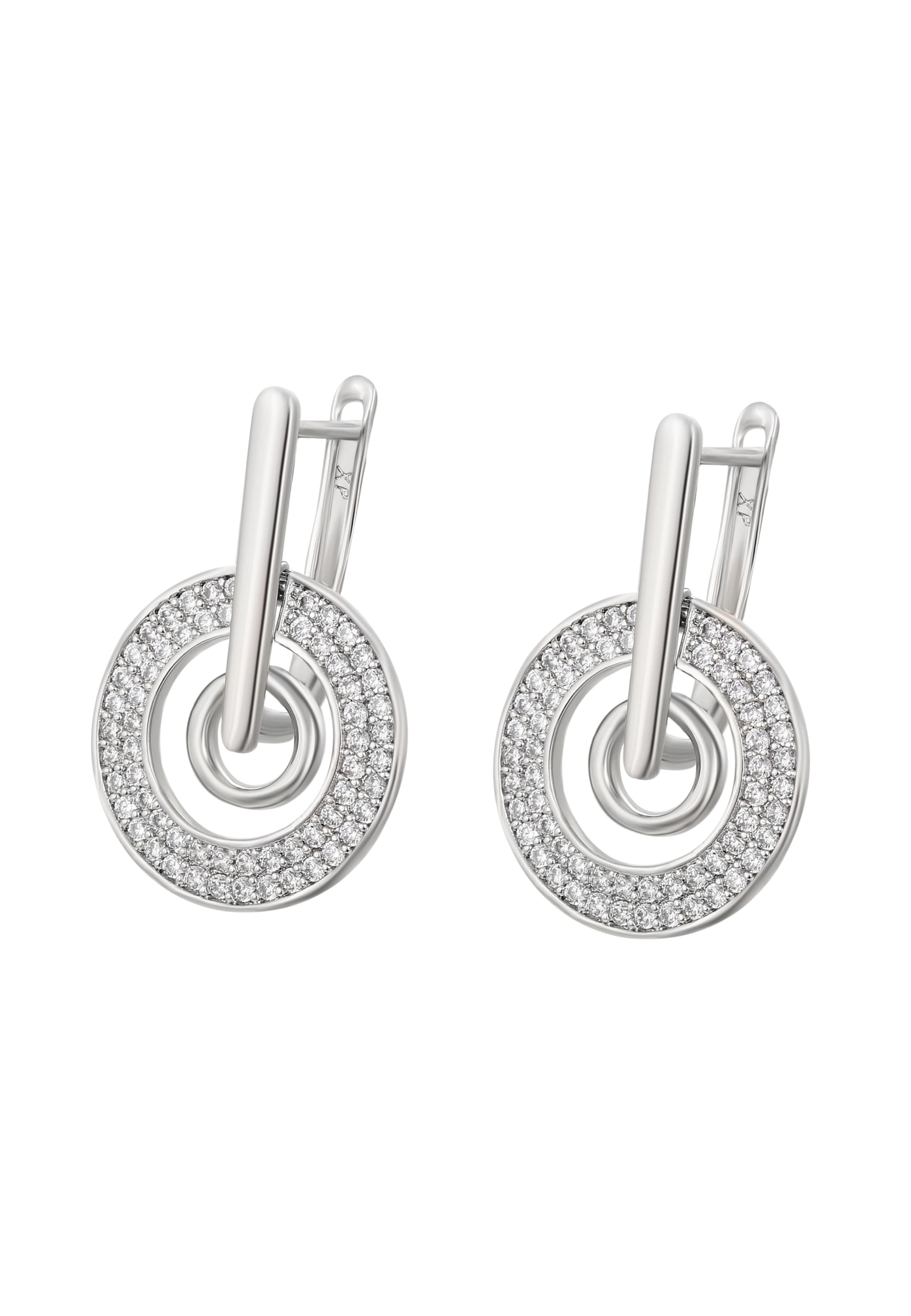 Gaya Boucles d'oreilles en argent, Vue avec produit