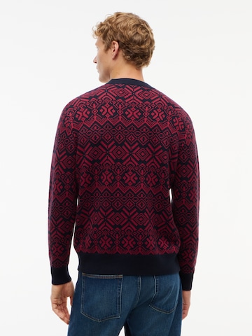 TOMMY HILFIGER Pullover in Rot