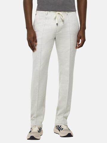 Boggi Milano Slim fit Trousers in Grey: front