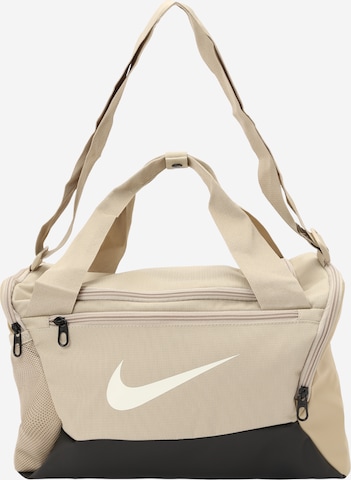 NIKESportska torba 'Brasilia 9.5' - bež boja: prednji dio