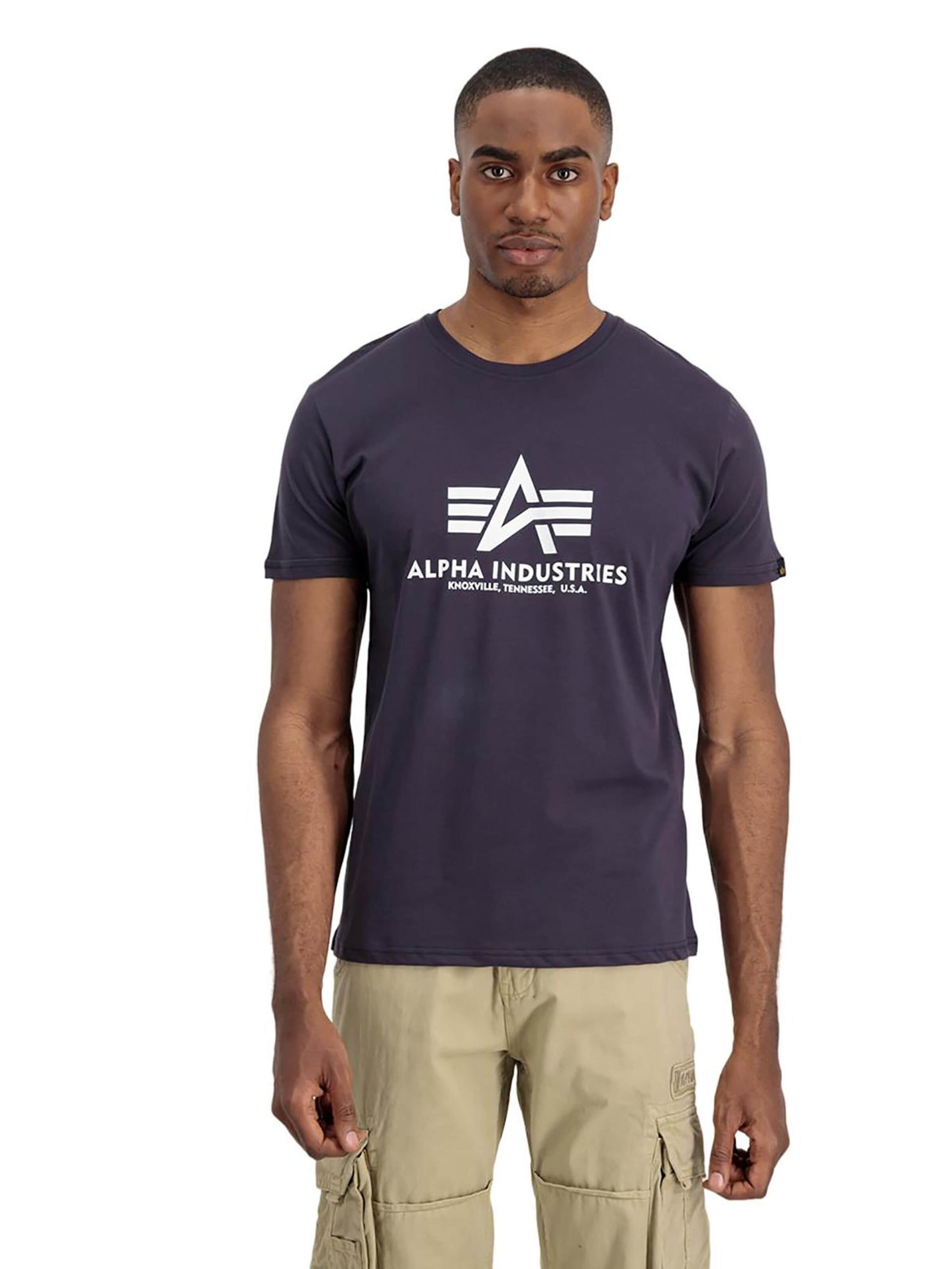 T-Shirt ALPHA INDUSTRIES en gris