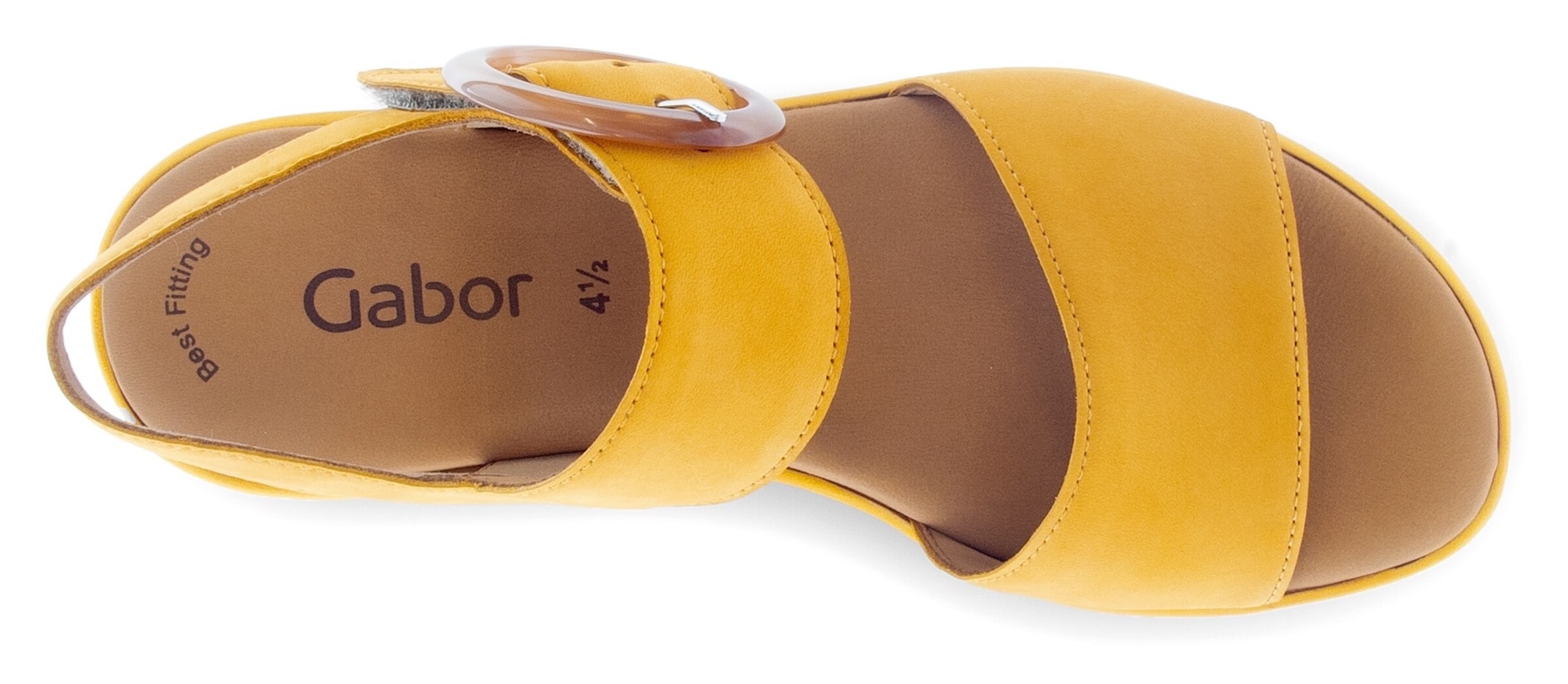 GABOR Sandale in Gelb