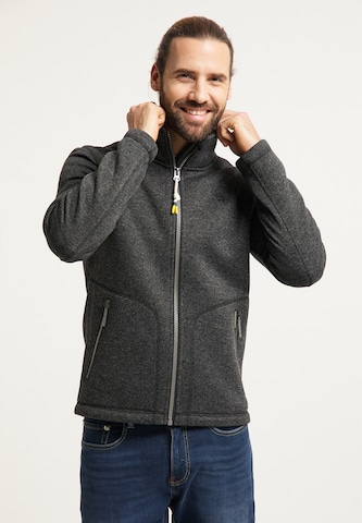 Schmuddelwedda Fleece jacket in Grey: front