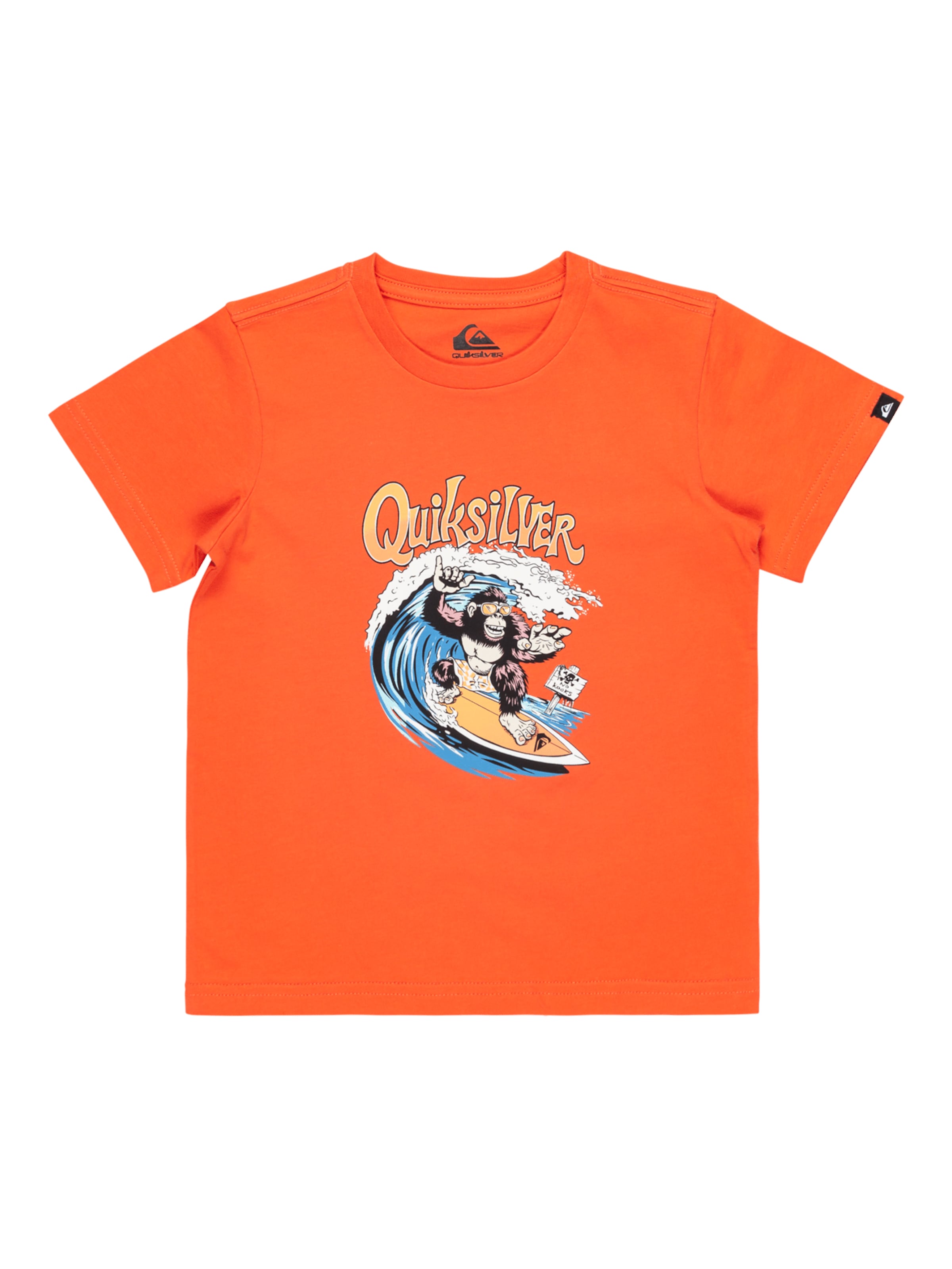 T-Shirt 'Kong Story' QUIKSILVER en orange : devant