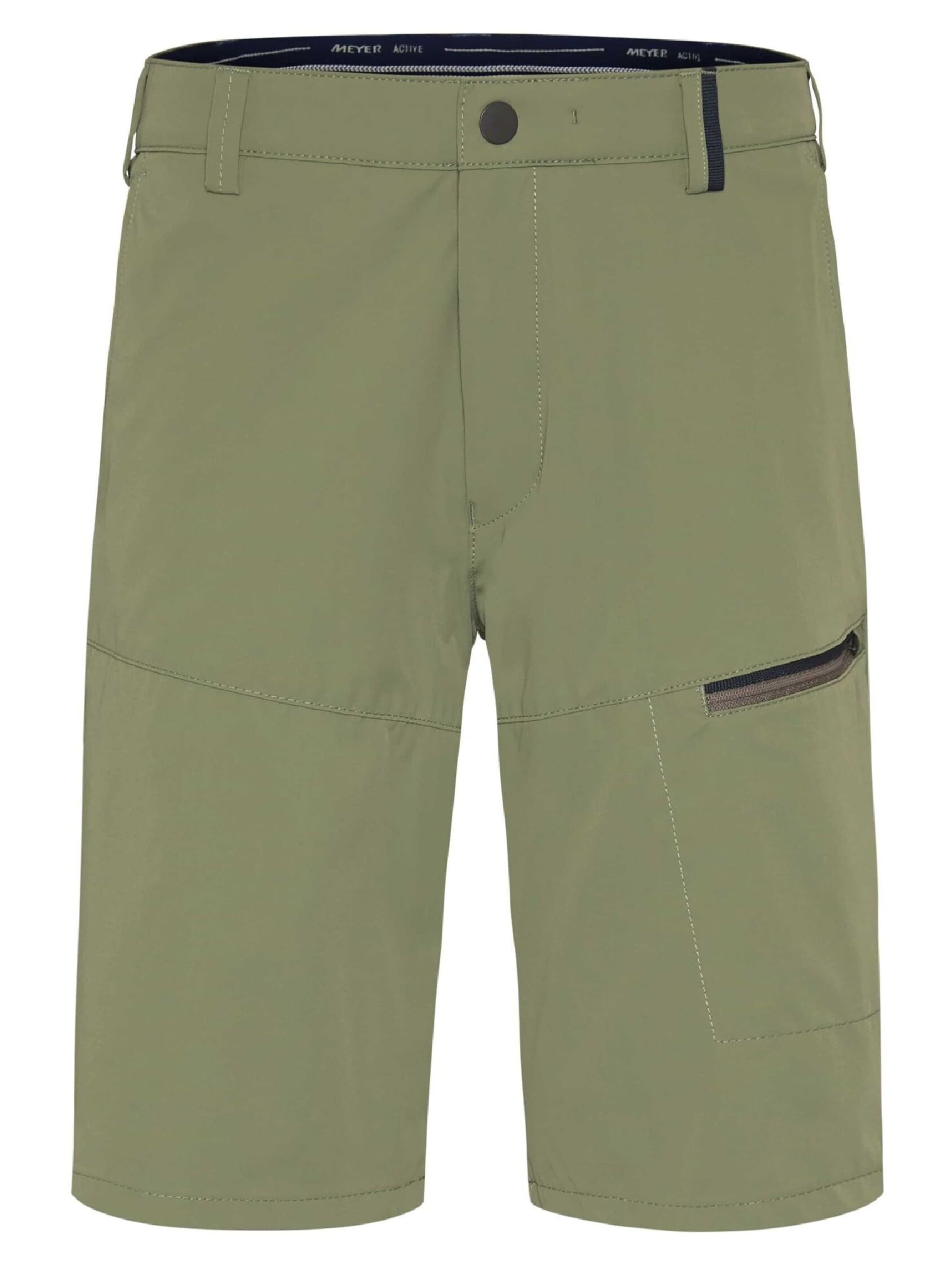 MEYER Pants 'B-Arran' in Green: front