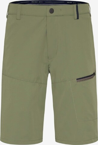 Coupe slim Pantalon 'B-Arran' MEYER en vert : devant