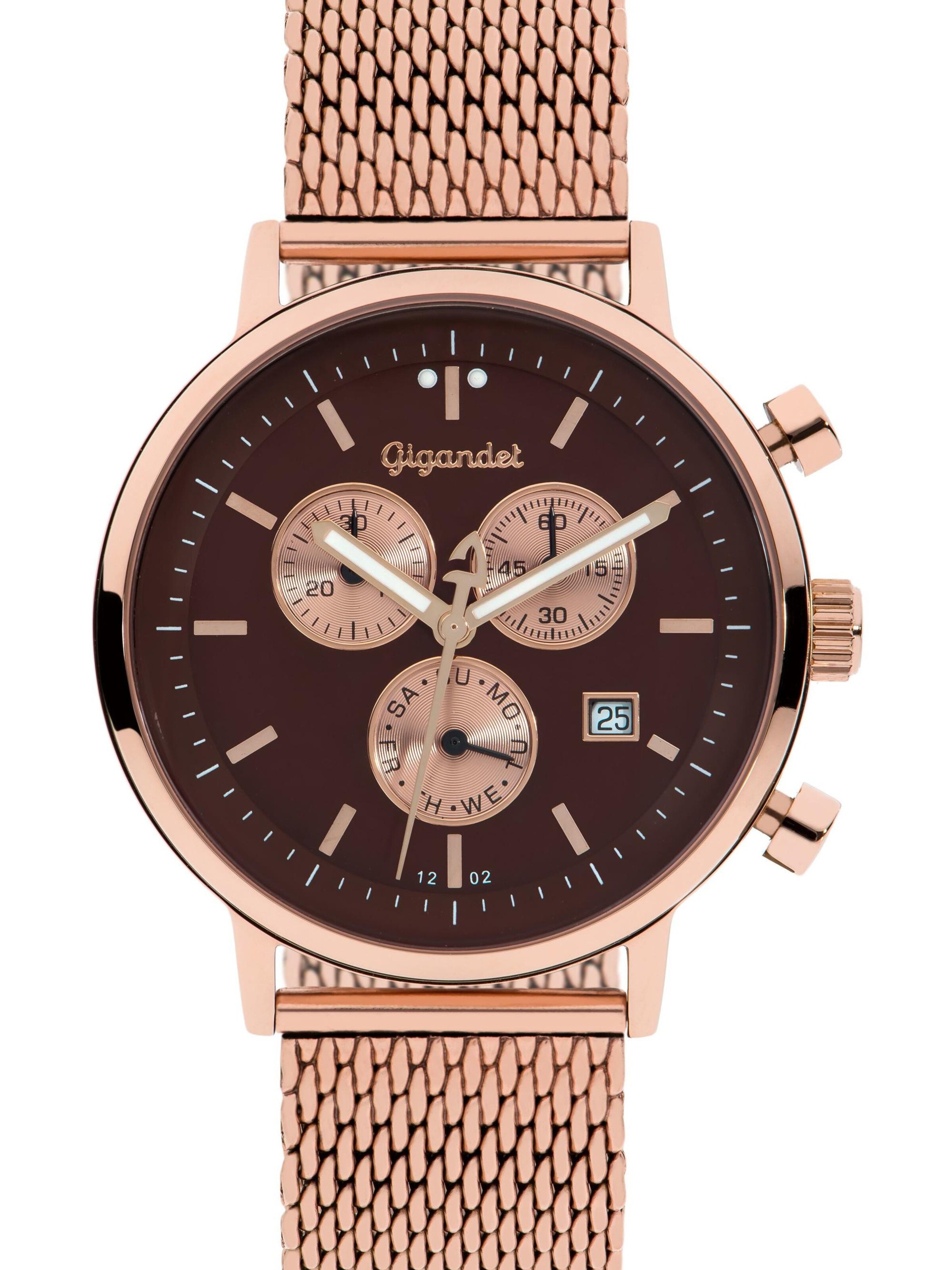 Gigandet Analog Watch 'CLASSICO' in Gold: front