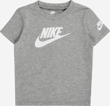 Nike Sportswear Тениска 'FUTURA EVERGREEN' в сиво: отпред