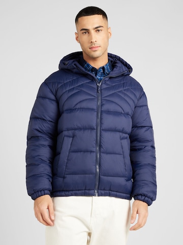 UNITED COLORS OF BENETTON Jacke in Blau: predná strana