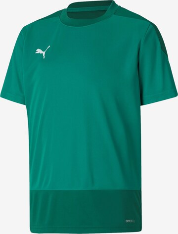 Maglia funzionale 'Team Goal' di PUMA in verde: frontale