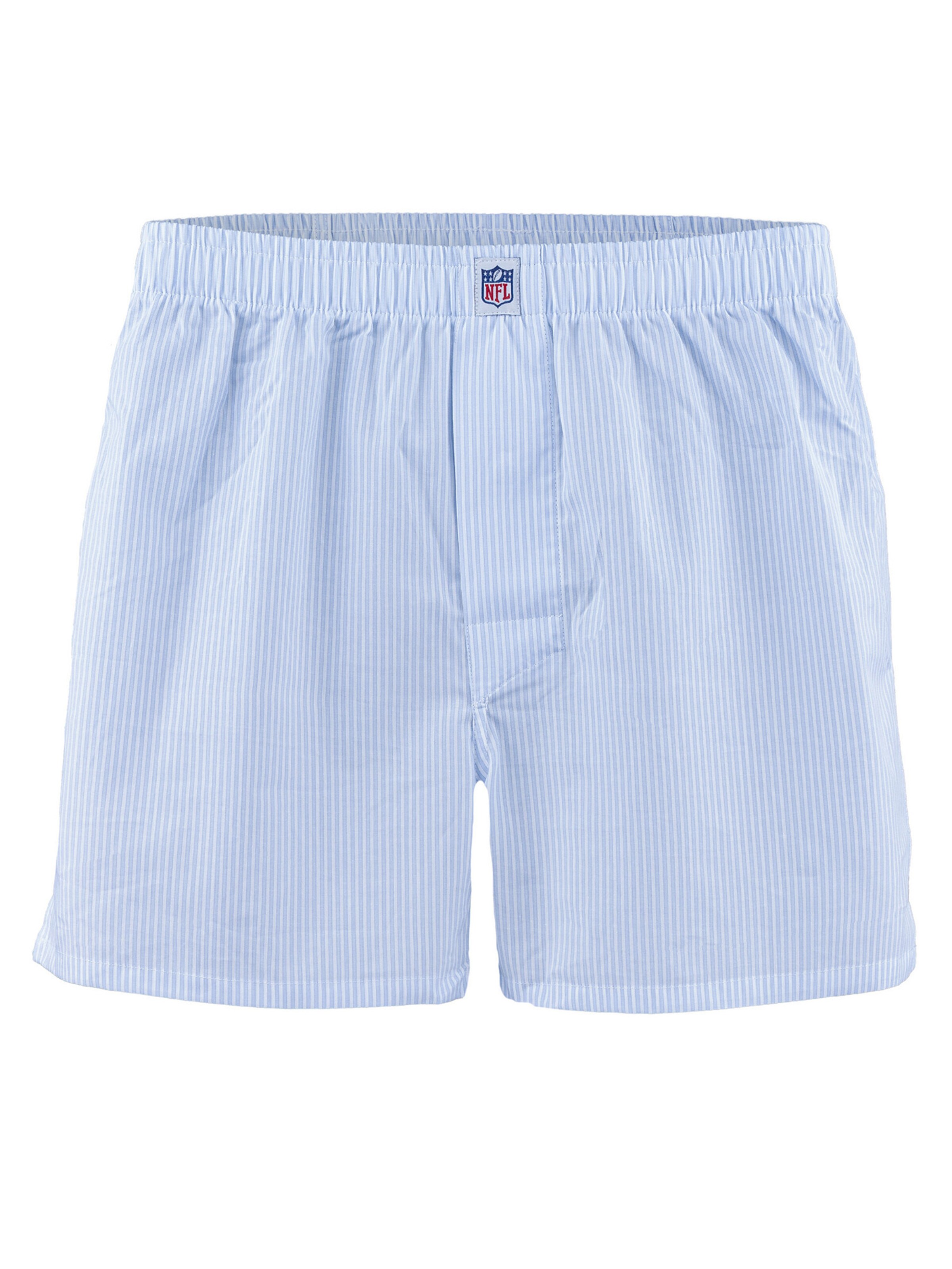 Huddle Boxer shorts ' NFL Shield Stripe ' in Blue