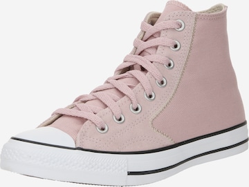 CONVERSE Magas szárú sportcipők 'CHUCK TAYLOR ALL STAR' - rózsaszín: elől