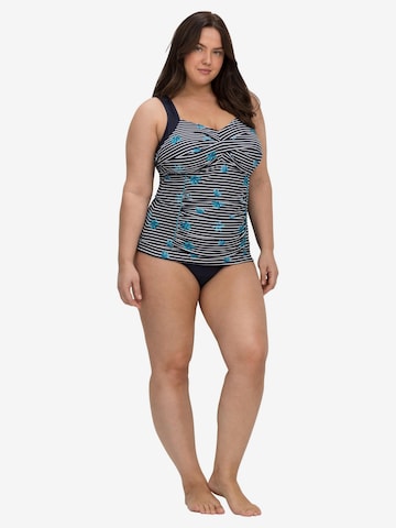 SHEEGO Tankini Top in Blue