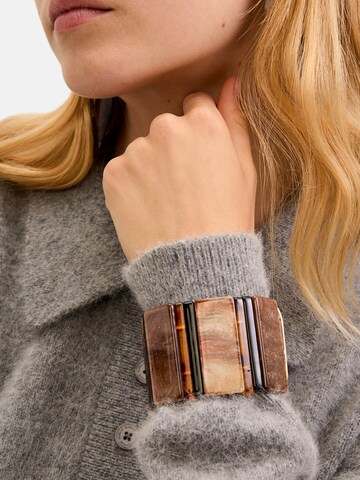 NALì Armband 'Vero' in Bruin