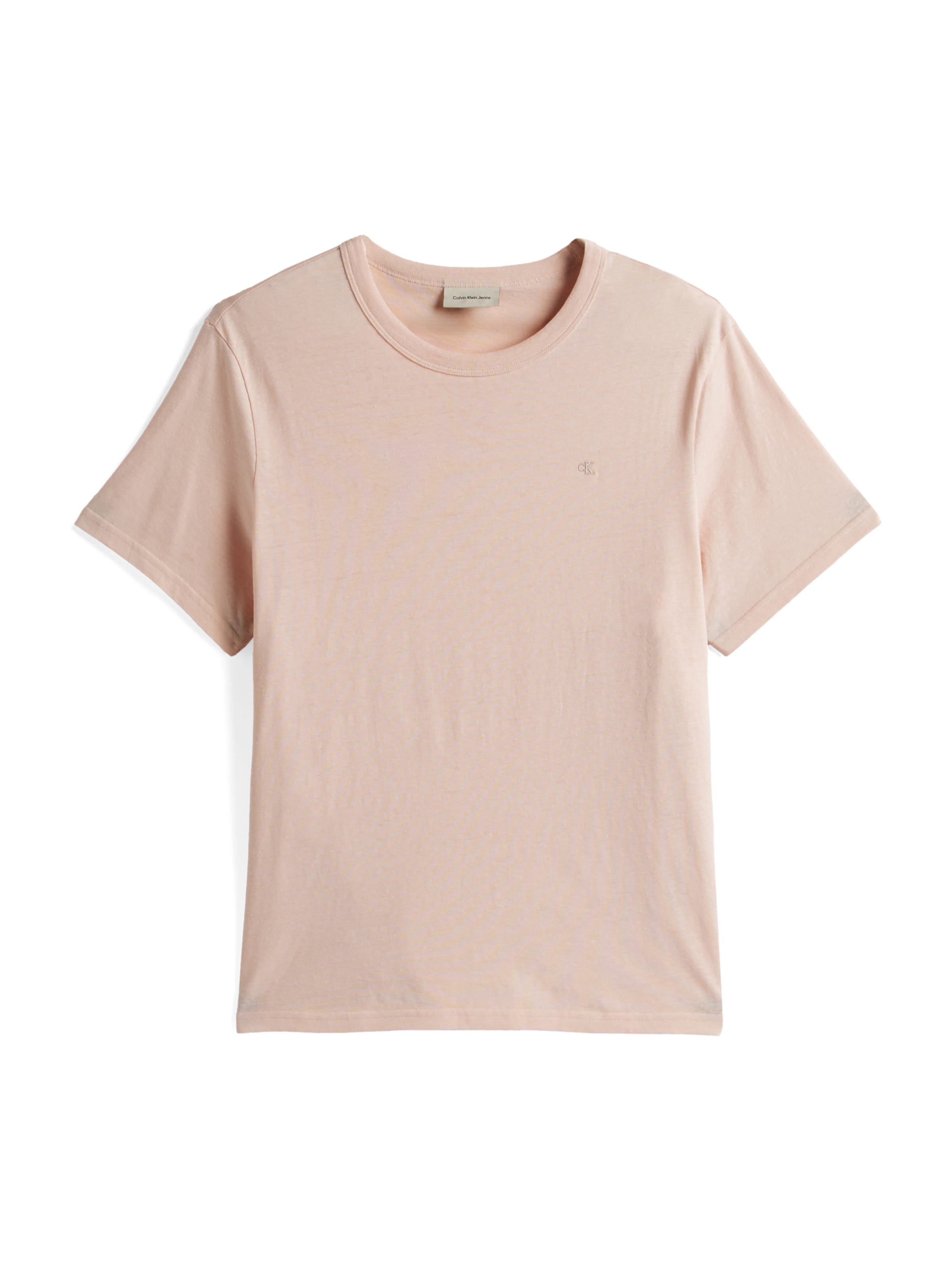 T-Shirt Calvin Klein Jeans en rose : devant