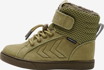 Hummel Sneakers 'Splash' in Green: front