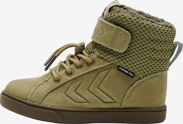 Hummel Sneakers 'Splash' in Green: front