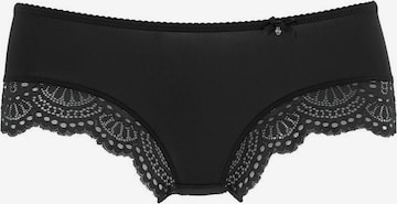 LASCANA Boyshorts in Black: front