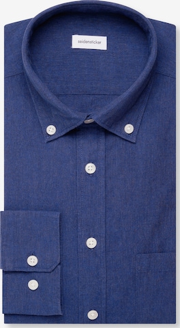 SEIDENSTICKER Regular fit Zakelijk overhemd in Blauw: voorkant