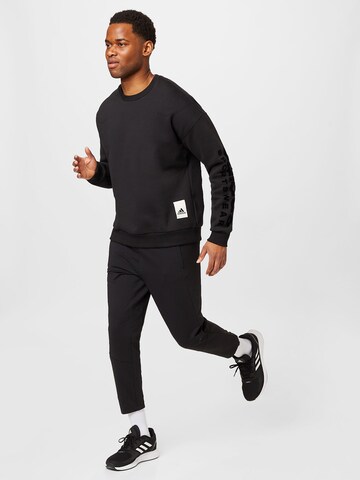 ADIDAS SPORTSWEAR Sportsweatshirt 'Lounge Fleece' i svart