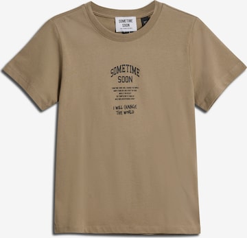SOMETIME SOON T-Shirt 'Dimas' in Braun: predná strana