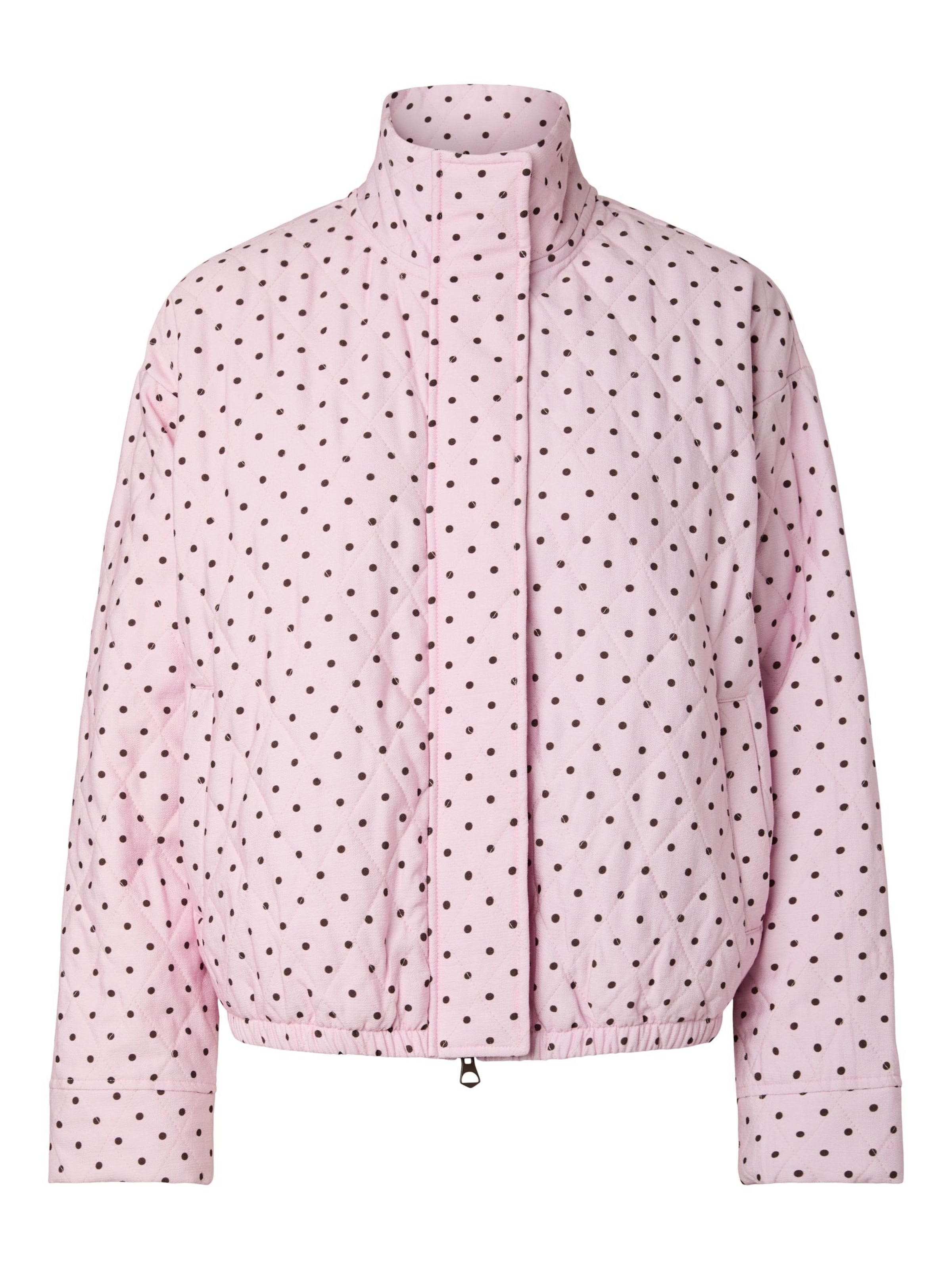 PIECES Between-season jacket 'PCFamilla' in Pink: front
