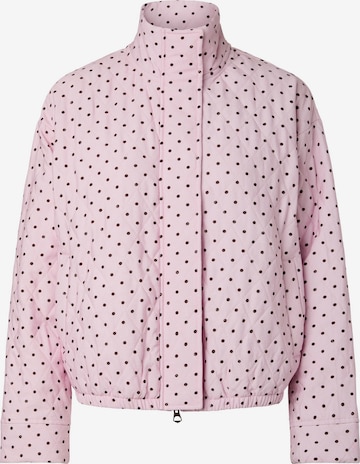 Giacca di mezza stagione 'PCFamilla' di PIECES in rosa: frontale