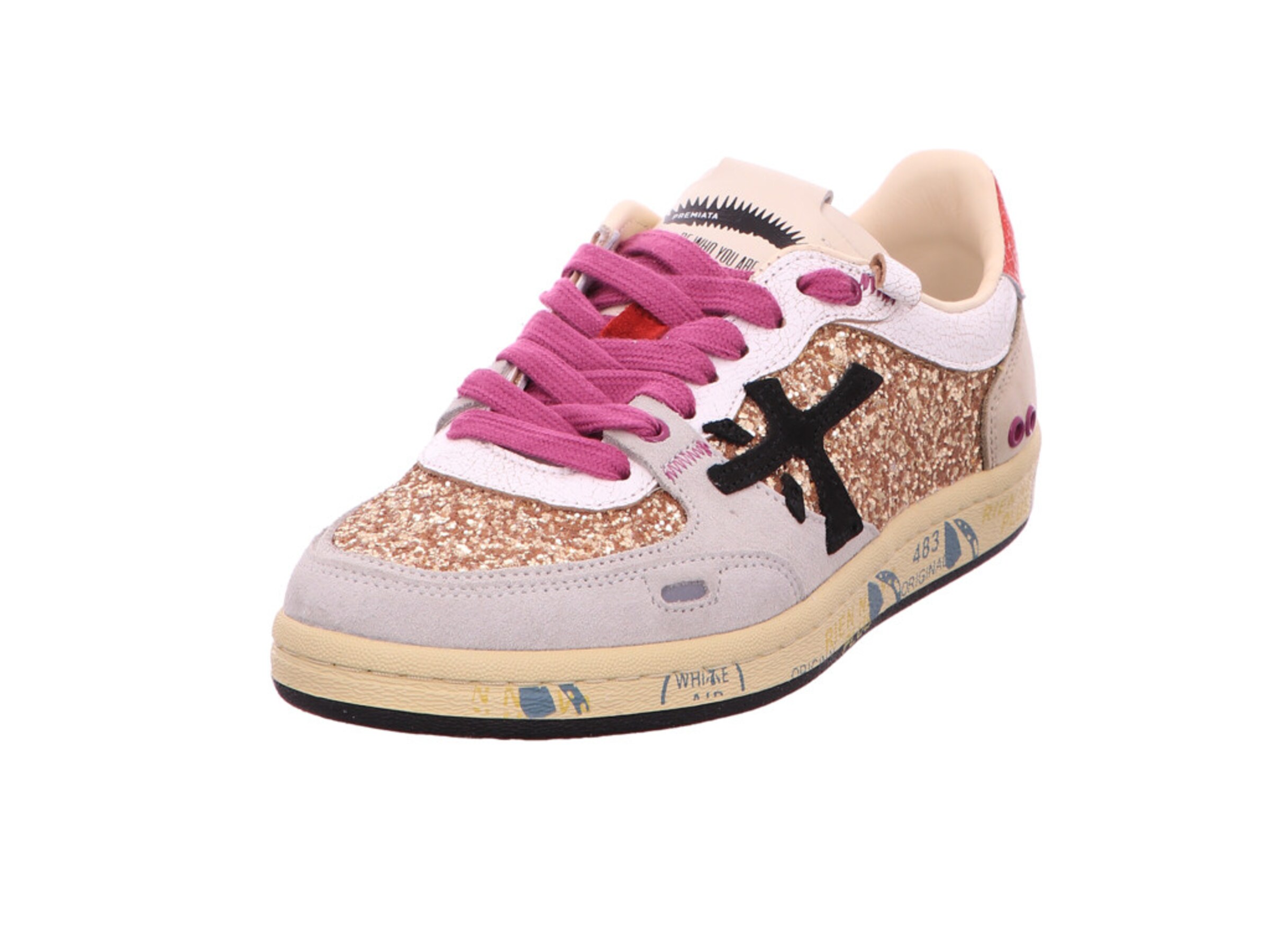 Premiata Sneaker in Weiß: Vorderseite