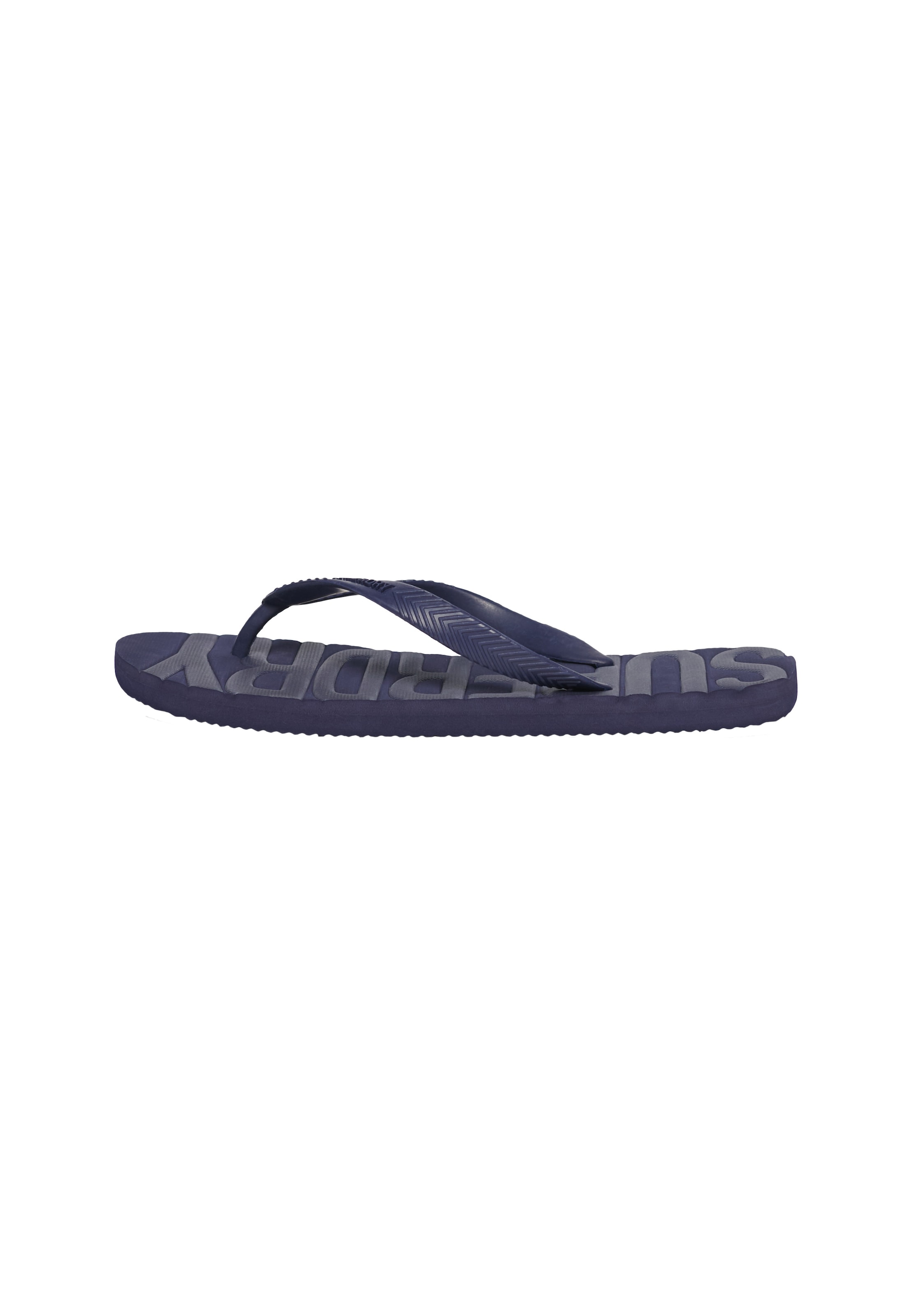 Superdry Teenslippers in Blauw: voorkant