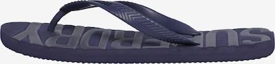 Superdry & Co Tongs en 40-41 en bleu marine / gris, Vue avec produit