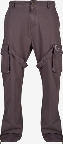 Karl Kani Regular Cargo Pants in Grey: front