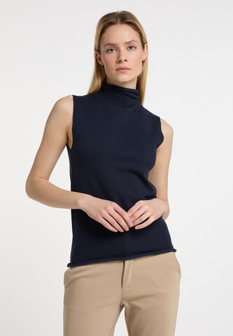 DreiMaster Klassik Top in Blauw: voorkant