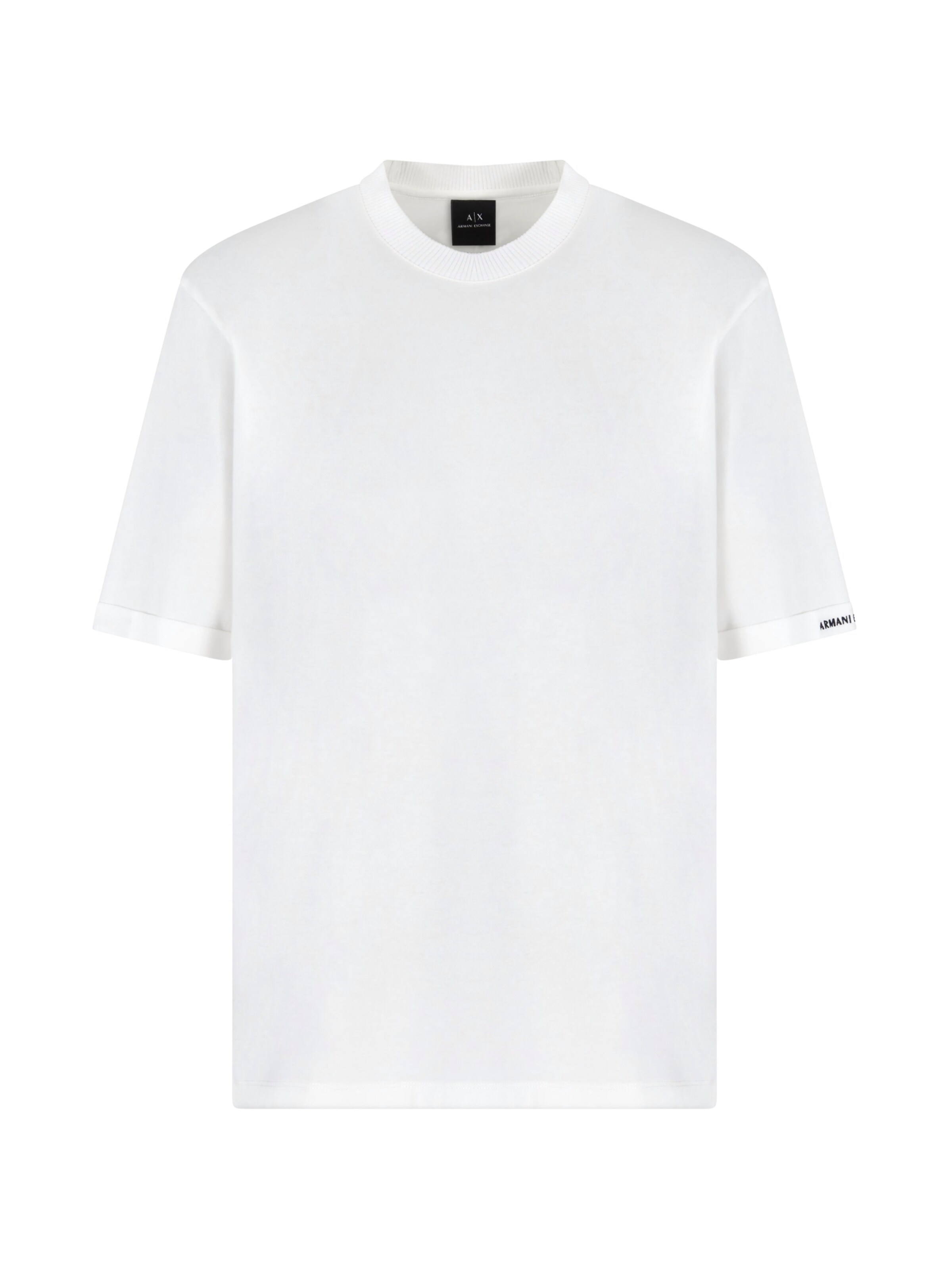 T-Shirt ARMANI EXCHANGE en blanc : devant