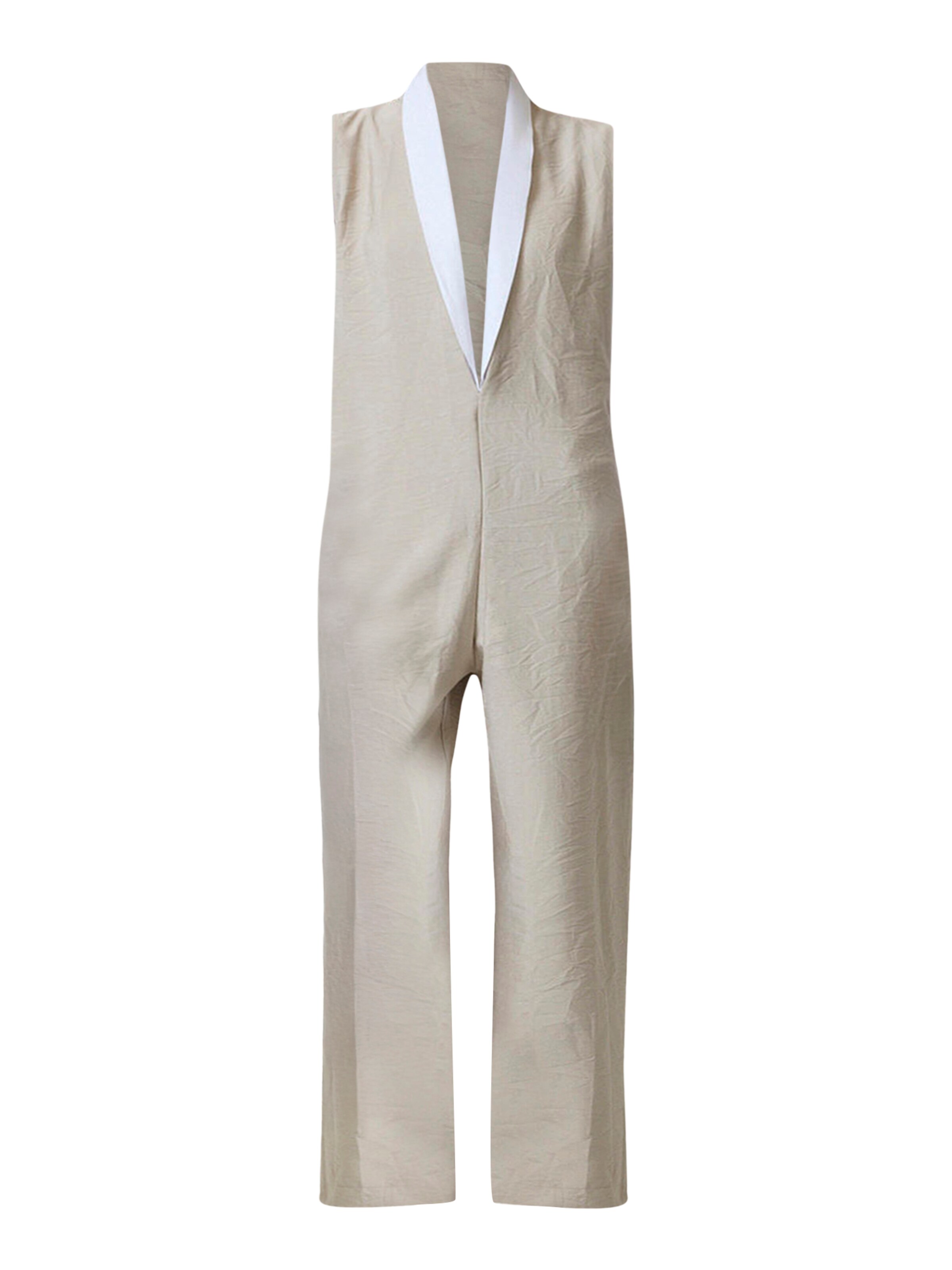 Touche Prive Jumpsuit in Grau: Vorderseite