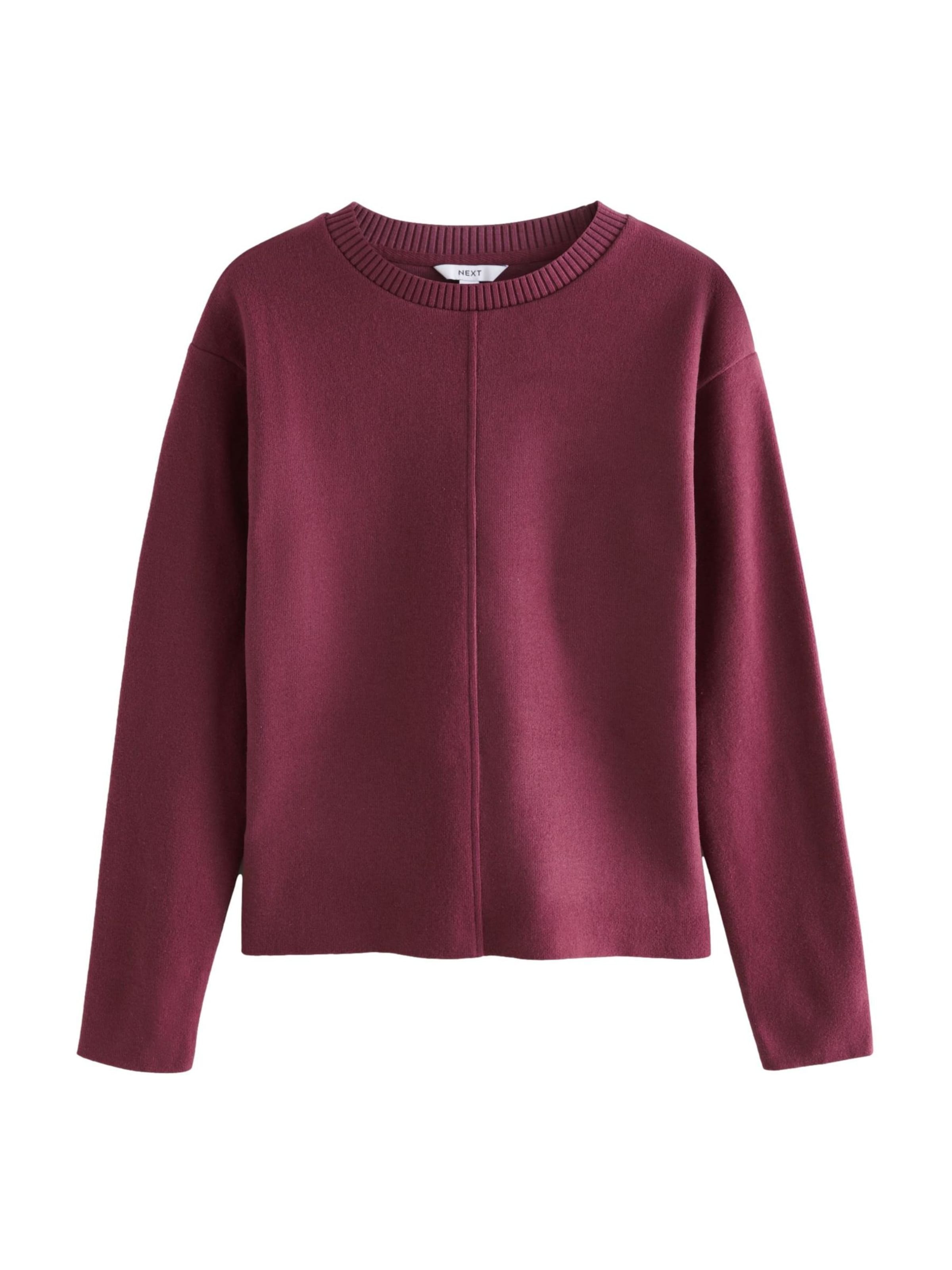 Next Пуловер в червено: отпред