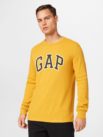 GAP Sweatshirt in Geel: voorkant